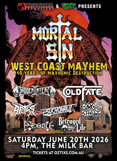 Mortal Sin, Hidden Intent, Cold Fate, 9 Ft Super Soldier, Psychonaut, Forged By Fear, Enforce, Betrayed By Life